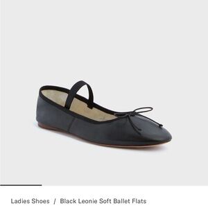 Loeffler Randall Black Leonie Soft Ballet Flats